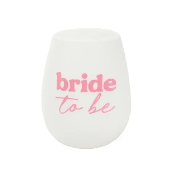 Packed Party Bride To Be 13.5 Oz Stemless Silicone Wine Glass image {4}