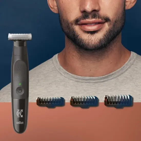 King C. Gillette XT3000 Men's Style Master Cordless Stubble Trimmer + 3 Attachment Combs image {5}