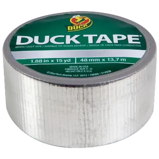 Duck Brand Fun Duct Tape Chrome 1.88 x 10 280621 image {2}