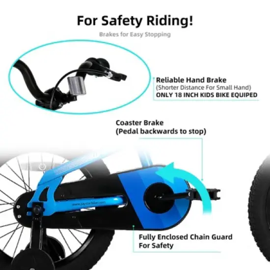 JOYSTAR Kids Bike for Boys, Outdoor Sports Children's Bicycles with Training Wheels image {10}