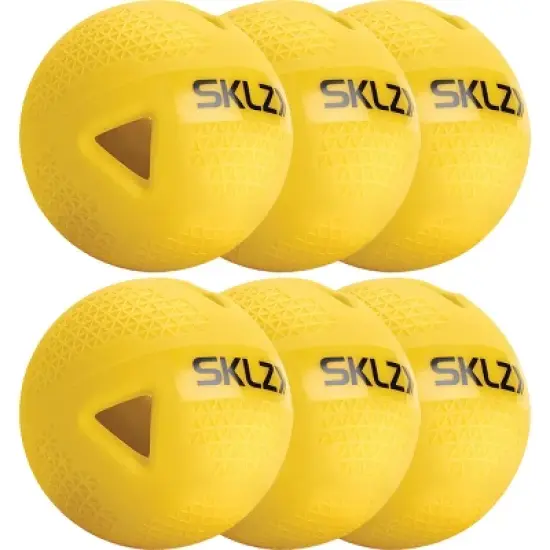 SKLZ Premium Impact Practice Baseballs 6-Pack - Yellow image {2}