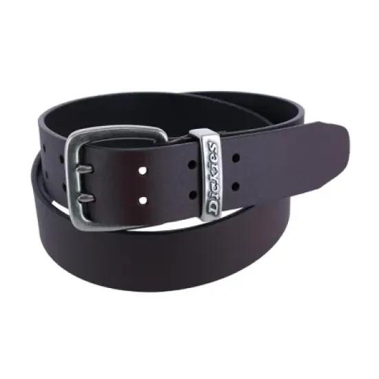 Dickies Men's Big & Tall Leather Two Prong Casual Belt image {3}