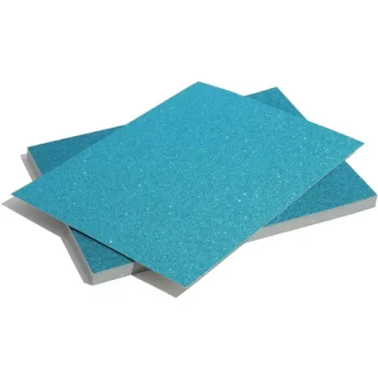 Bright Creations 24-Pack Blue Glitter Cardstock Paper for DIY Projects, Arts and Crafts (11 x 8.5 In) image {3}