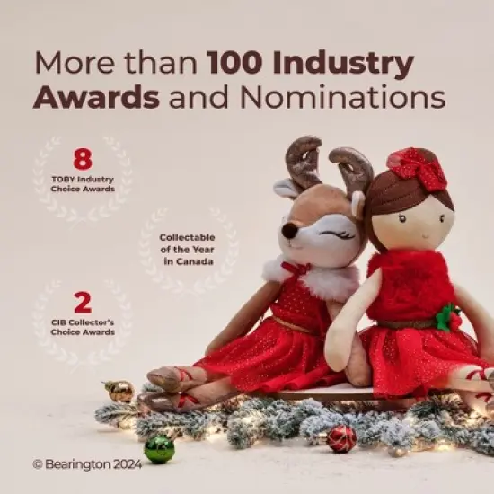 Bearington Snowbell The Ballerina Stuffed Penguin, 11 Inch Penguin Christmas Plushies, Holiday Stuffed Animal Gift for Kids image {2}