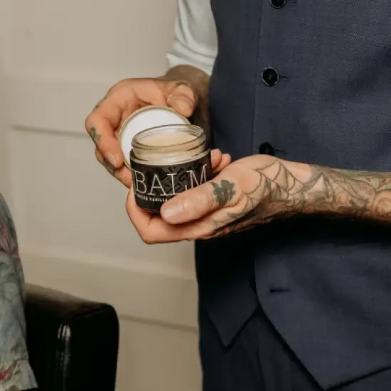 18.21 Man Made Nourishing Mens Beard Balm, Spiced Vanilla- 2oz image {7}