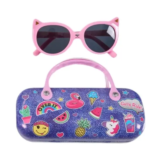 Limited Too Girls Sunset Sunglasses & Case Set for Kids image {16}