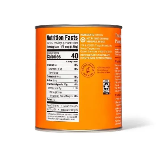 100% Pure Pumpkin - 29oz - Good & Gather&trade; image {1}