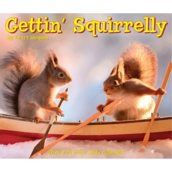 Willow Creek Press 2026 Gettin' Squirrelly Box Calendar image {4}