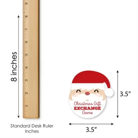 Big Dot of Happiness Jolly Santa Claus - Christmas Party Have or Have Not Cards - Christmas Gift Exchange Game - Set of 24 image {6}