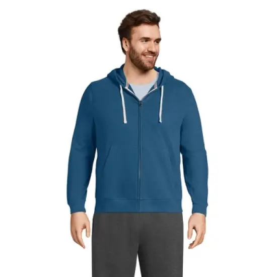 Lands' End Men's Serious Sweats Full Zip Hoodie image {8}