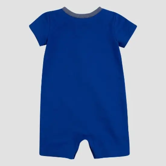 Levi's&reg; Baby Boys' Chambray Henley Coveralls - True Blue image {1}