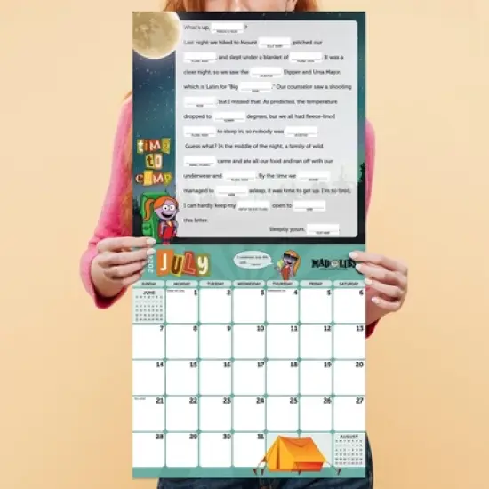 TF Publishing 2024 Wall Calendar 12"x12" Mad Libs image {3}