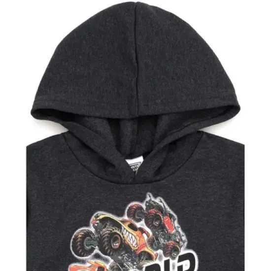 Monster Jam Grave Digger Monster Mutt Megalodon Fleece Pullover Hoodie & Pants Toddler to Big Kid image {6}