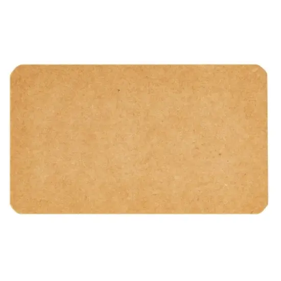 Juvale 250-Pack Blank Index Cards, 2x3.5 in Flashcards for Studying, Small Kraft Paper Cardstock for Making Business Cards, Playing Cards, Brown image {7}