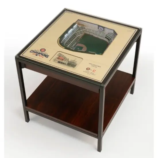 MLB Chicago Cubs World Series Champions 25-Layer StadiumViews Lighted End Table image {5}