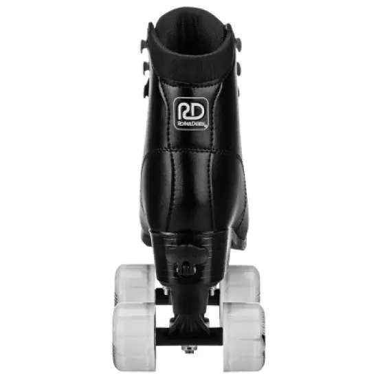 Roller Derby Youth Adjustable Roller Skates - Black 3-6: Lace-Up, Padded Boot Shaft image {3}