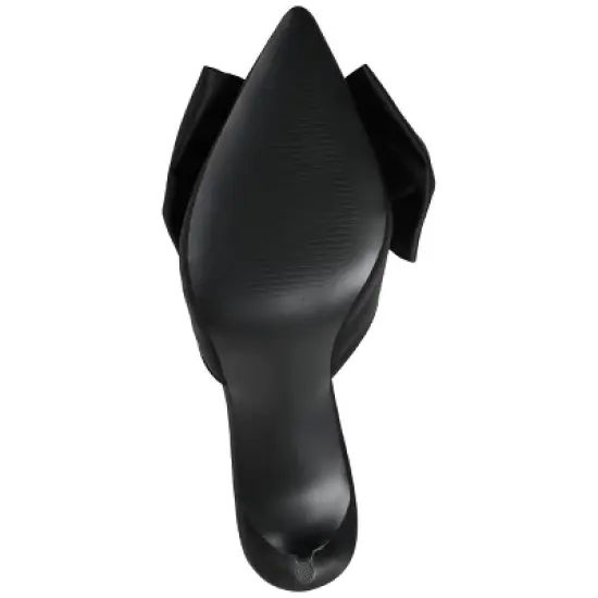 Journee Collection Womens Tiarra Mules Mid Stiletto Pointed Toe Pumps image {4}