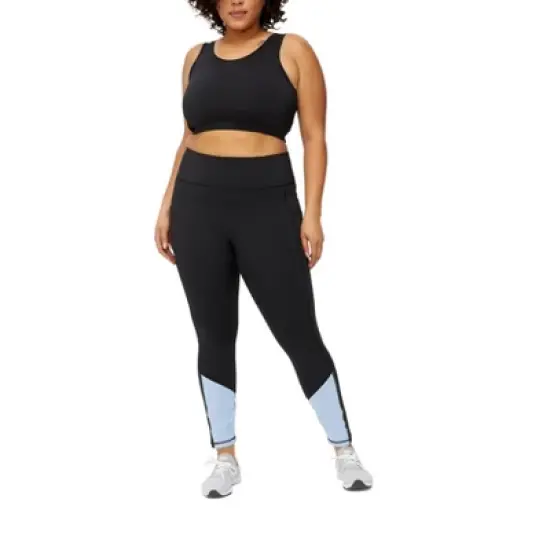 TomboyX Workout Leggings, 7/8 Length High Waisted Active Pants With Pockets image {13}