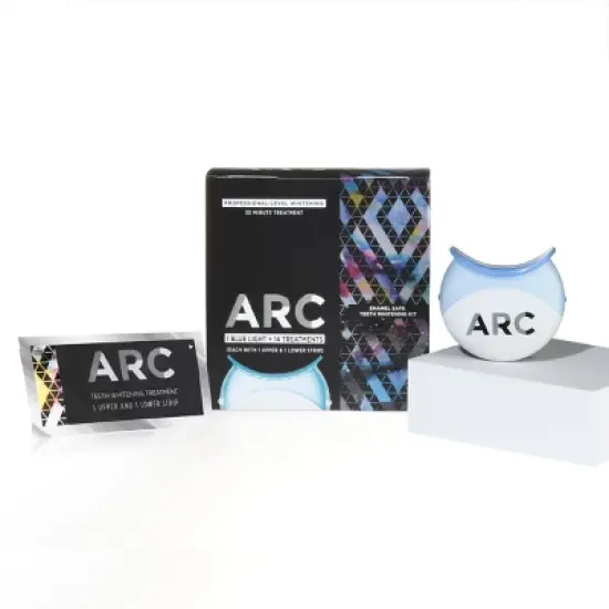 ARC Oral Care Blue Light Teeth Whitening Kit with Hydrogen Peroxide & 1  Blue Light - 14 Treatments image {9}