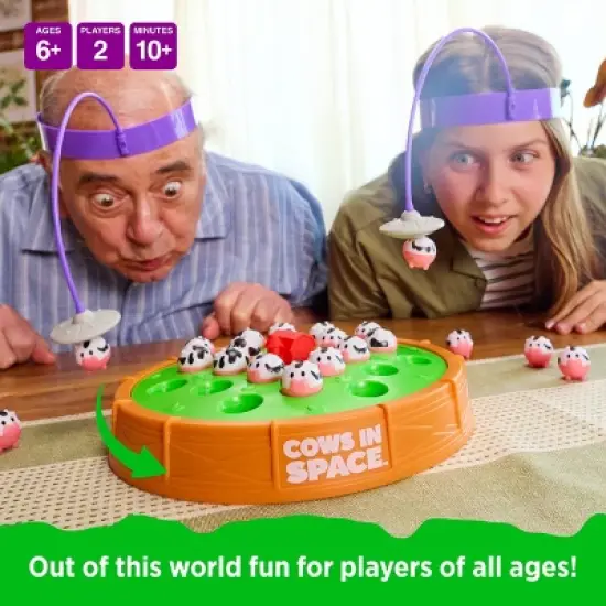 Cows in Space by What Do You Meme?: Educational Electronic Board Game, Animals & Fine Motor Skills, 2 Players image {3}