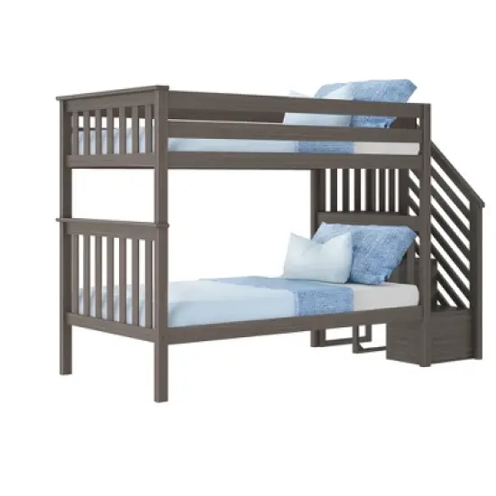 Max & Lily Twin over Twin Staircase Bunk Bed image {7}