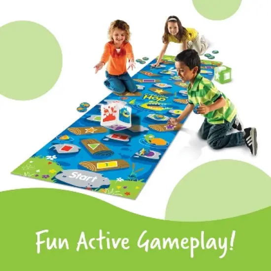 Learning Resources Crocodile Hop Floor Game - Ages 3+ Indoor Games for Toddlers, Gross Motor Skills Toys for Kids, Preschool Learning Activities image {2}