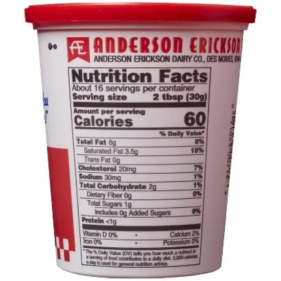 Anderson Erickson Sour Cream - 16oz image {1}