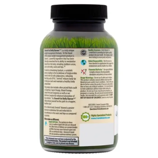 Irwin Naturals Stored Fat Belly Burner Softgels - 60ct image {2}