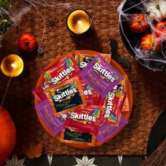 Skittles Original, Wild Berry & Shriekers Fun Size Chewy Halloween Candy - 10.53oz image {4}