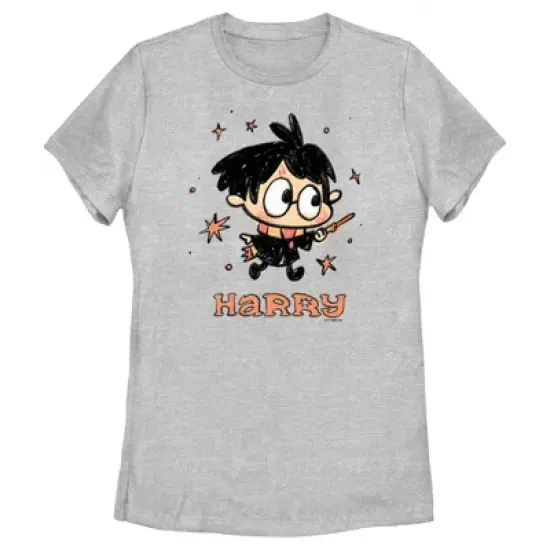 Women's Harry Potter Starry Cartoon Harry T-Shirt image {3}