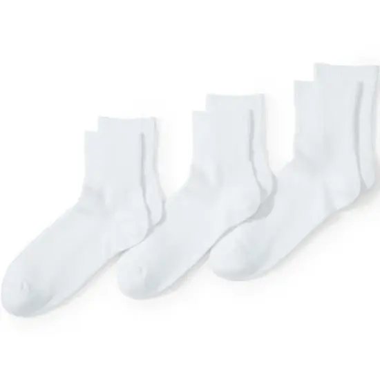 Lands' End Men's Rib Quarter Sock image {3}