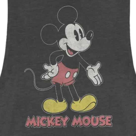 Junior's Mickey & Friends Retro Stance Festival Muscle Tee image {1}