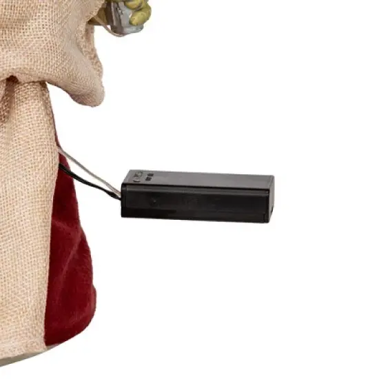 Kurt Adler 12-Inch Battery-Operated Star Wars Yoda with LED Light Saber Treetop image {5}