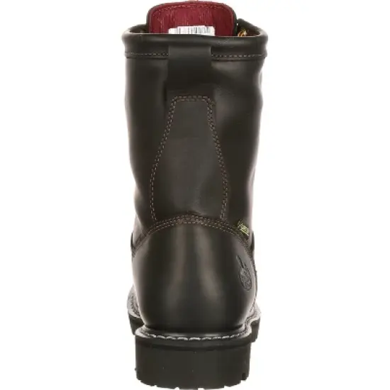 Men's Black Georgia Boot Lace-to-Toe GORE-TEX&reg; Waterproof 200G Insulated Work Boot Size 10.5 image {3}