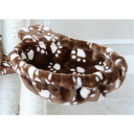 Armarkat Real Wood Cat Tree Hammock Bed With Natural Sisal Post for Cats and Kittens, A6601 image {5}