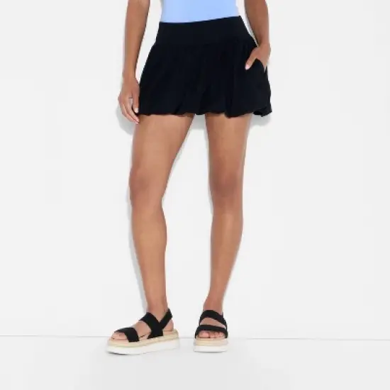 Women's Knit Mini Bubble A-Line Skort - Wild Fable&trade; image {1}