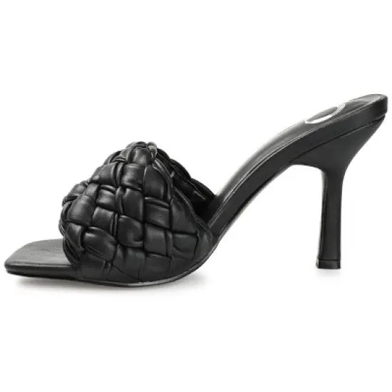 Journee Collection Womens Raquelah Open Toe High Stiletto Pumps image {1}