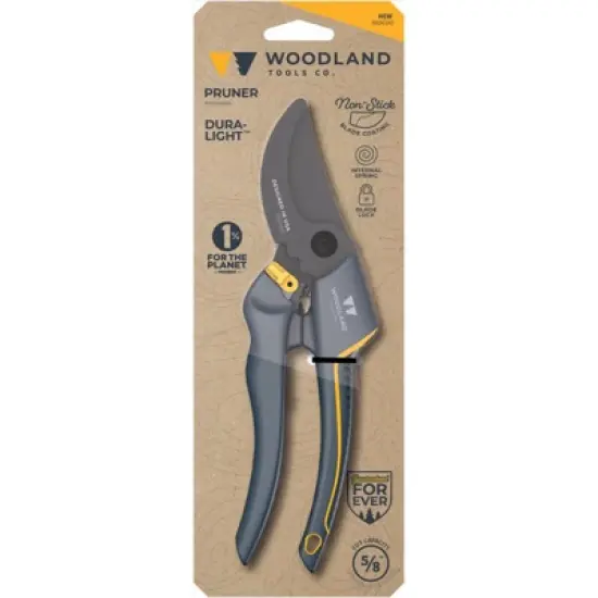 WOODLAND TOOLS Steel Curved Hand Pruner image {1}