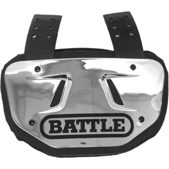 Battle Sports Adult Chrome Protective Football Back Plate image {5}