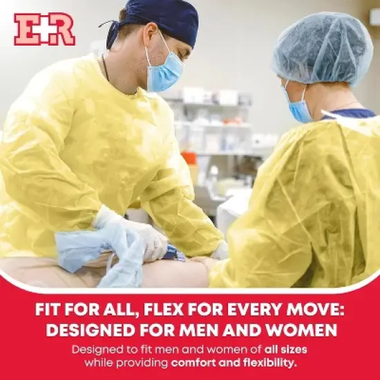 Isolation Gown, Yellow image {4}