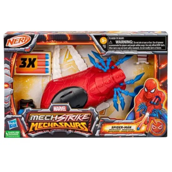 Marvel Mech Strike Mechasaur Spider-Man Arachno Toy Blaster image {1}