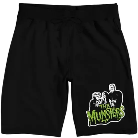 The Munsters Rob Zombie Remake Munsters Family Men's Black Sleep Pajama Shorts image {3}