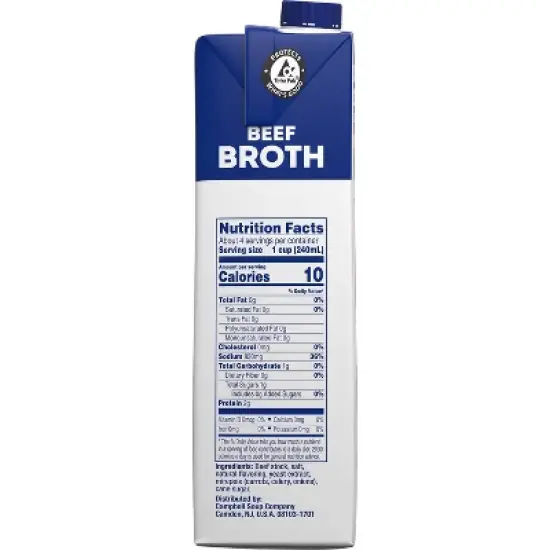 Swanson 100% Natural Gluten Free Beef Broth - 32oz image {10}