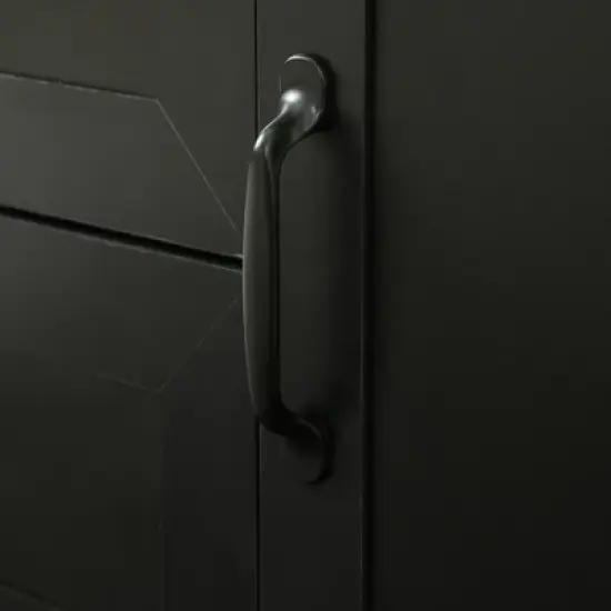 TiramisuBest 3-in-1 Hall Tree with Cushion,3 Hooks & Storage,Entryway Bench with Drawers and Cabinets,47.2" Wide,Black,Ideal for Hallway Organization image {8}