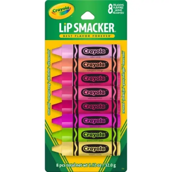 Lip Smackers Party Pack Lip Balm Crayola - 8pc/1.12oz image {1}