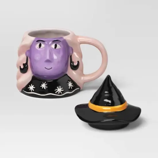 8 fl oz Figural Witch Mug with Lid - Hyde and EEK! Boutique&trade; image {2}