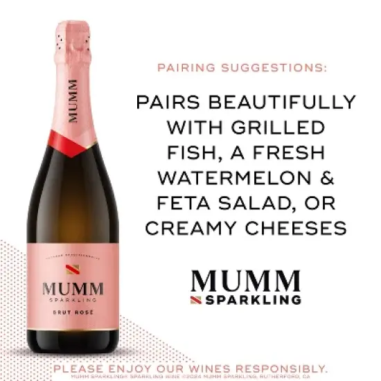 Mumm Sparkling Brut Ros&eacute; - 750ml Bottle image {2}