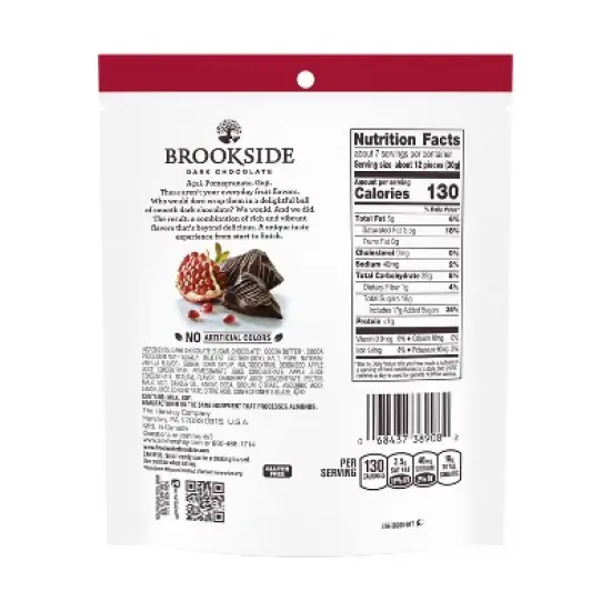 Brookside Pomegranate Dark Chocolate Candy - 7oz image {3}