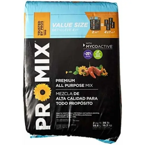 Premier Horticulture PRO-MIX Premium All Purpose MYCOACTIVE Mix, 2 CU FT image {3}