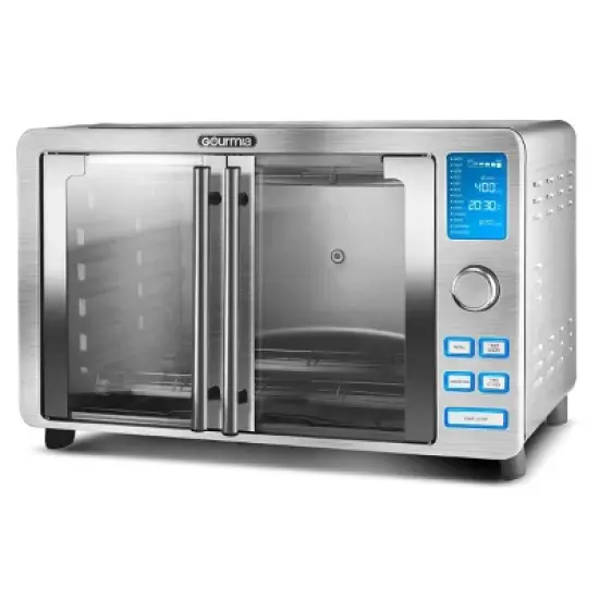 Gourmia 9-Slice Digital Air Fryer Oven with 14 One-Touch Cooking Functions and Auto French Doors: Convection Toaster Oven image {2}